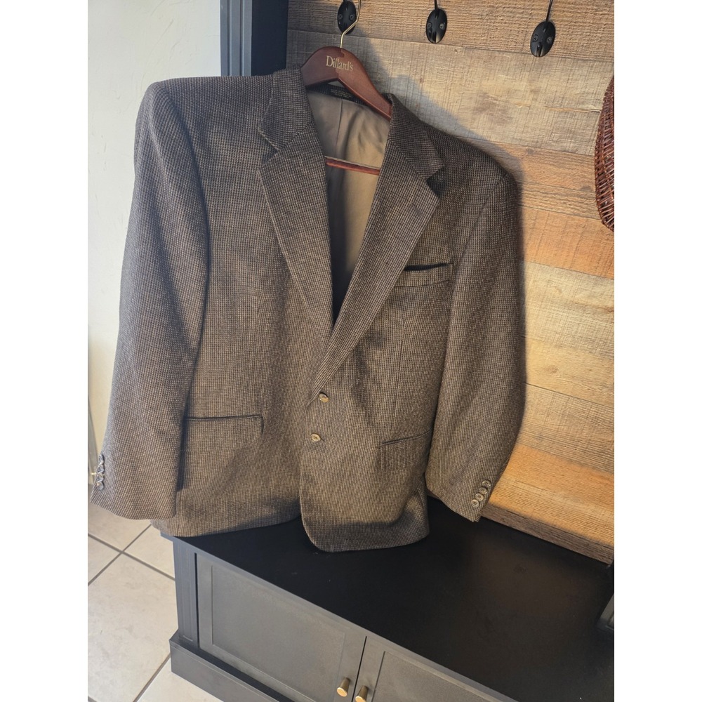 Oscar De La Renta Tweed Blazer 44 R, academia, luxury, corpcore